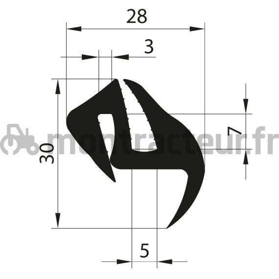 JOINT DE VITRE AU MÈTRE