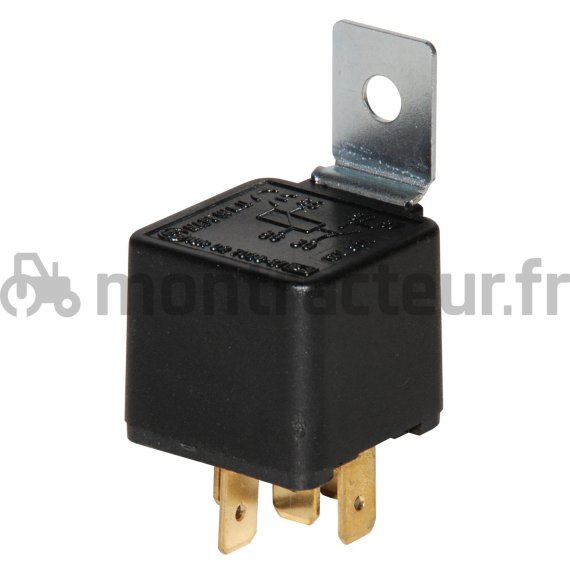 MINI RELAIS 12V -30A - SUPPORT AMOVIBLE