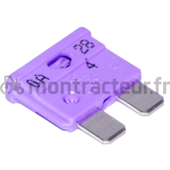 FUSIBLE STANDARD FICHES PLATES 3A - VIOLET (BLISTER 10 PIÈCES)