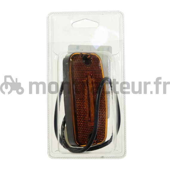 FEU DE POSITION LATÉRAL LED 12 V - ORANGE - (BLISTER 1 PIÈCE)