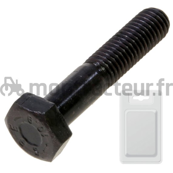 BOULON TH BRUT 10.9 - DIN 931 M8 X 60 (BLISTER 10 PIÈCES)