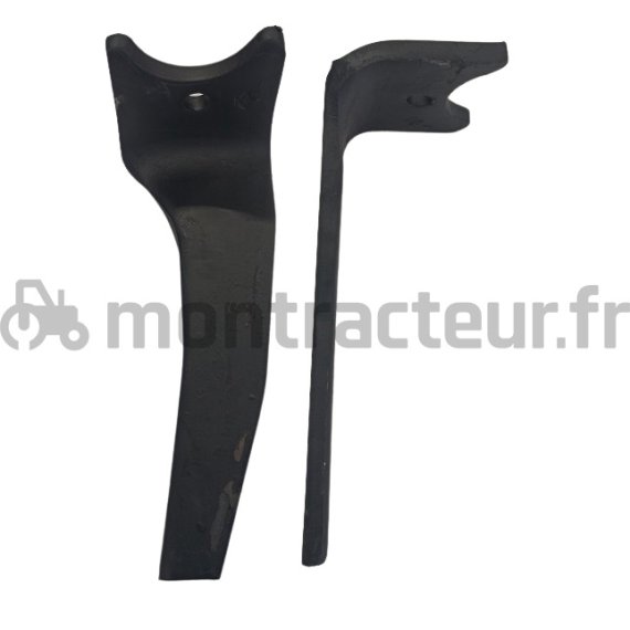 DENT DE HERSE ROTATIVE GAUCHE - FORGÉE - 330 X 15 MM ADAPTABLE AMAZONE CULTIMIX