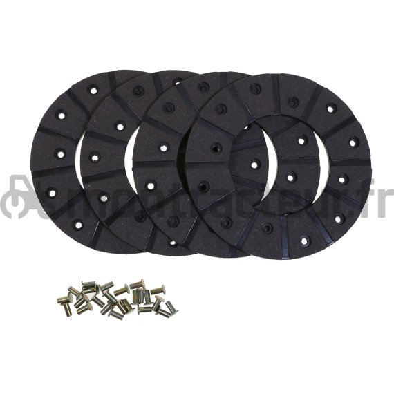 JEU DE GARNITURES DE FREIN Ø 165 MM
