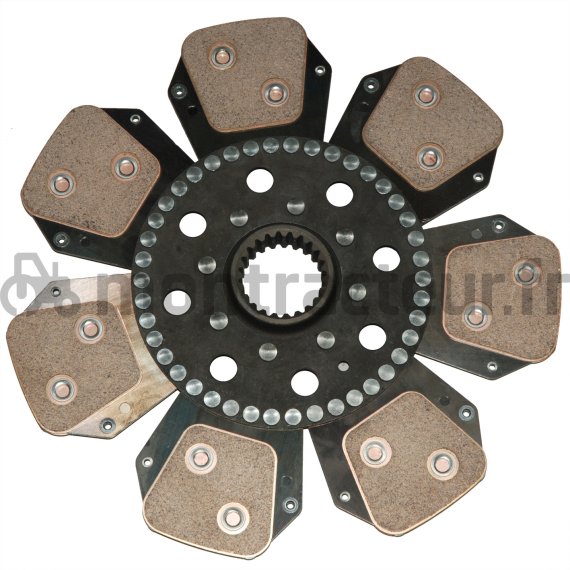 DISQUE D'AVANCEMENT LUK - LIBRE Ø 330 - 2'' - 23 / 7 PADS POUR MASSEY FERGUSSON