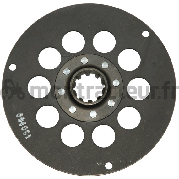DISQUE FIXE PRISE DE FORCE - INTERNE Ø 250 - 1.3/4'' - 10 ADAPTABLE MASSEY FERGUSSON