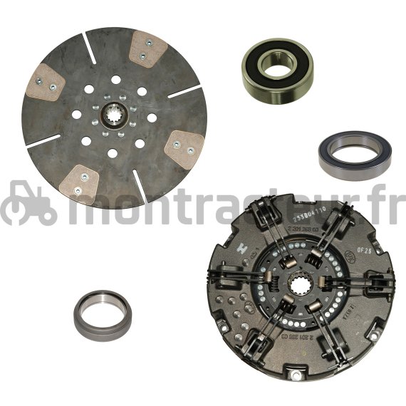 KIT D'EMBRAYAGE COMPLET AVANt CERA RESSORT 16 Z - PTO ORGA RIGID 13 Z