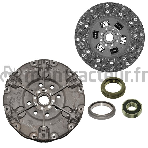 KIT EMBRAYAGE AVEC BUTÉES Ø 230/250 AVANT ORGA. RESSORT 16 Z - PTO ORGA RIGD 16 Z