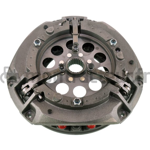 MÉCANISME SIMPLE - 12 X RESSORTS ROUGE Ø 300 - 3 DOIGTS - MOYEU FIXE 1 5/8'' - 25