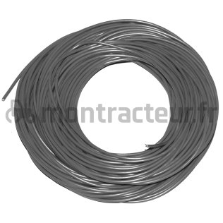 FIL MULTIBRINS 1.0 MM² - BOBINE DE 50M - NOIR