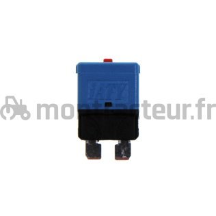 FUSIBLE AUTOMATIQUE STANDARD FICHE PLATE 15A - BLEU - (BLISTER 1 PIÈCE)