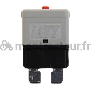 FUSIBLE AUTOMATIQUE STANDARD FICHE PLATE 25A - TRANSPARENT - (BLISTER 1 PIÈCE)