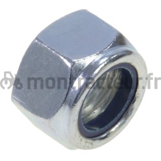 ÉCROU DE SÉCURITÉ HEXAGONAL ZINC DIN 985 M12 (BOÎTE 200 PIÈCES)