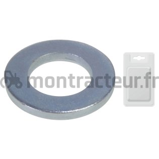 RONDELLE ZINGUÉE (PLATE) - DIN 125A 27X55 - (BLISTER 4 PIÈCES)