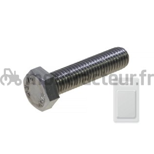 VIS TH. INOX A2 - DIN 933 M10 X 30 (BLISTER 5 PIÈCES)