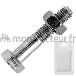 BOULON TH ZN 8.8 - DIN 931 M8 X 60 MM (BLISTER 10 PIÈCES)