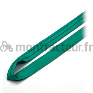 ÉLINGUE RONDE VERTE - 2 T - LG 1 M