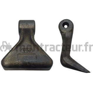 MARTEAU 120 X 40 Ø 16.5 RAYON 110 MM