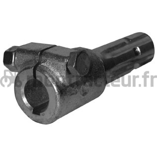 MANCHON PDF ALESE CLAVETE F Ø 25 MM / M 1"3/8 6C LG 165 MM SERRAGE BOULON