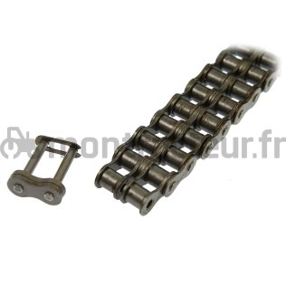 CHAINE A ROULEAUX DOUBLE 12B-2 - P 19.05 MM - 5 M